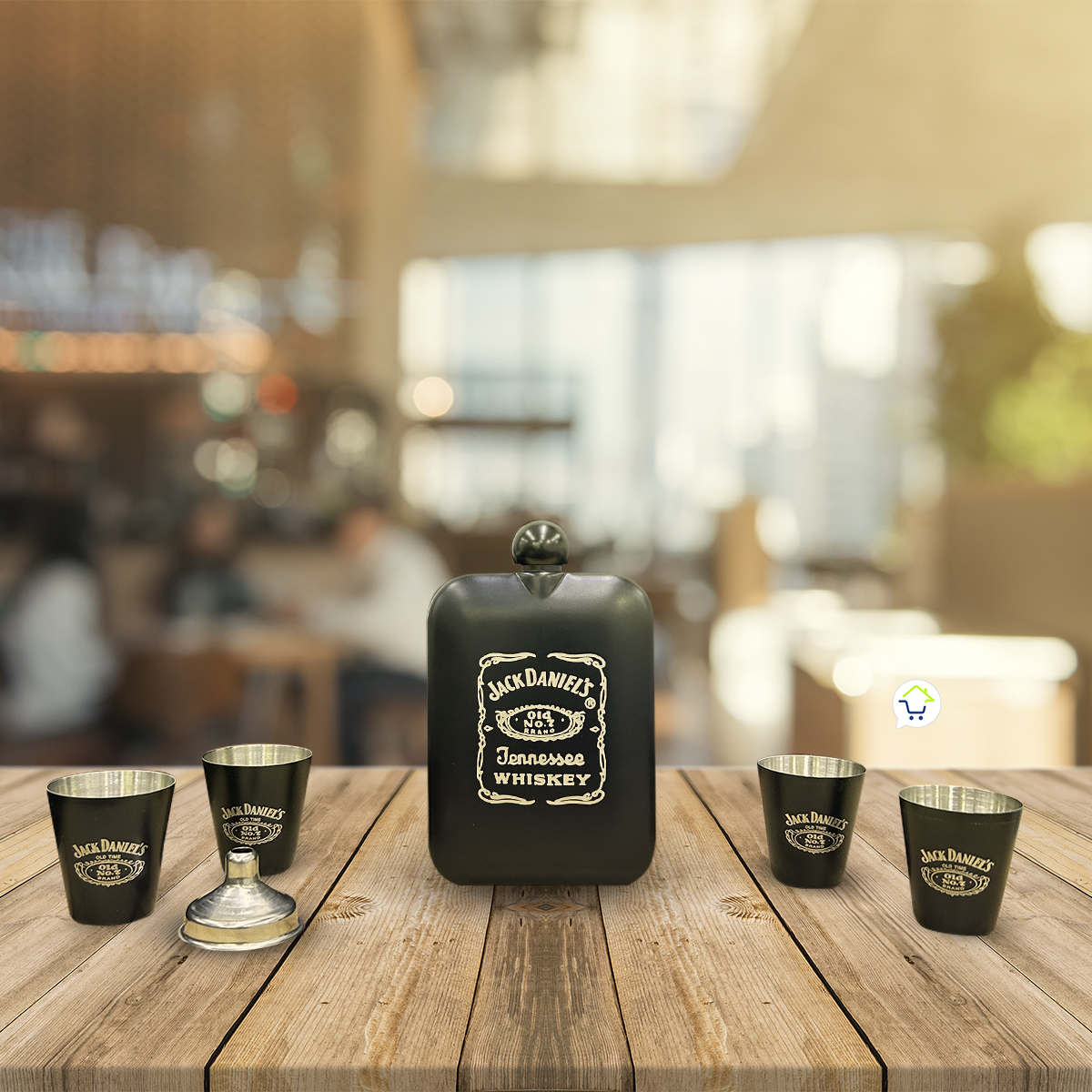 Miniatura 5 de Licorera Whiskera 4 Oz Acero GT-05